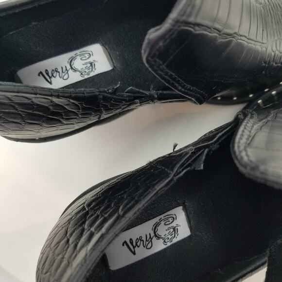 Very J New Black Ankle Booties Western comfortable Women Size 10 New without Box - Picture 6 of 12